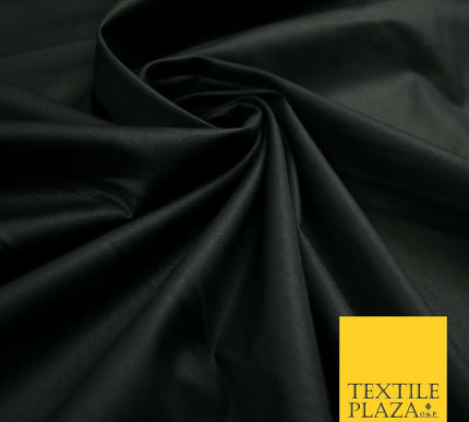 18 COLOURS Premium PLAIN 100% ORGANIC COTTON POPLIN Fabric Dress Craft Eco 44"