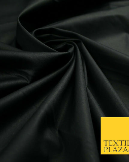 18 COLOURS Premium PLAIN 100% ORGANIC COTTON POPLIN Fabric Dress Craft Eco 44"