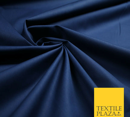 18 COLOURS Premium PLAIN 100% ORGANIC COTTON POPLIN Fabric Dress Craft Eco 44"