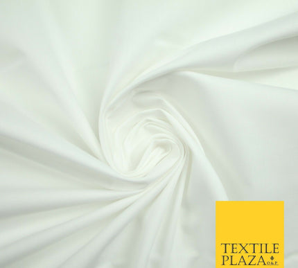 18 COLOURS Premium PLAIN 100% ORGANIC COTTON POPLIN Fabric Dress Craft Eco 44"