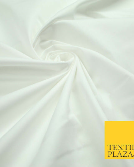 18 COLOURS Premium PLAIN 100% ORGANIC COTTON POPLIN Fabric Dress Craft Eco 44"