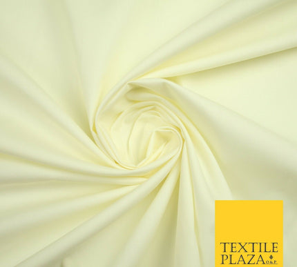 18 COLOURS Premium PLAIN 100% ORGANIC COTTON POPLIN Fabric Dress Craft Eco 44"