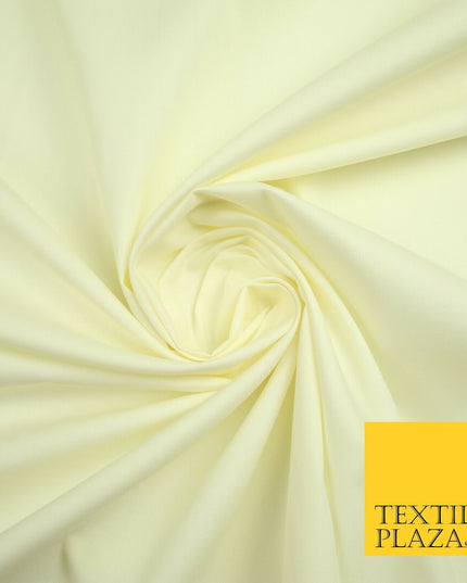 18 COLOURS Premium PLAIN 100% ORGANIC COTTON POPLIN Fabric Dress Craft Eco 44"