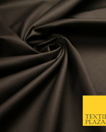 18 COLOURS Premium PLAIN 100% ORGANIC COTTON POPLIN Fabric Dress Craft Eco 44"