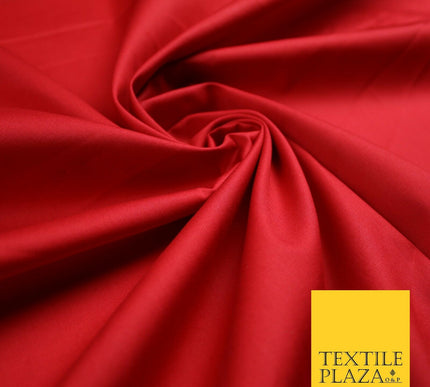 18 COLOURS Premium PLAIN 100% ORGANIC COTTON POPLIN Fabric Dress Craft Eco 44"