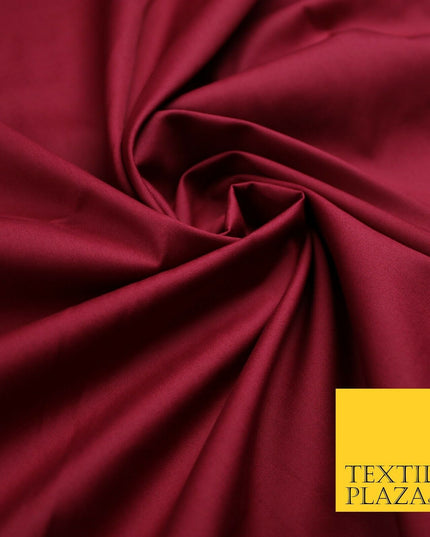 18 COLOURS Premium PLAIN 100% ORGANIC COTTON POPLIN Fabric Dress Craft Eco 44"