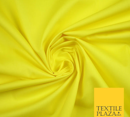 18 COLOURS Premium PLAIN 100% ORGANIC COTTON POPLIN Fabric Dress Craft Eco 44"
