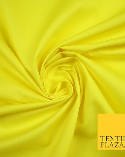 18 COLOURS Premium PLAIN 100% ORGANIC COTTON POPLIN Fabric Dress Craft Eco 44"