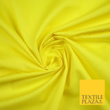 18 COLOURS Premium PLAIN 100% ORGANIC COTTON POPLIN Fabric Dress Craft Eco 44"