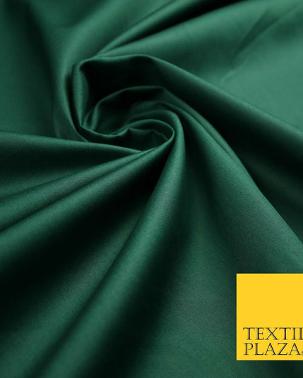 18 COLOURS Premium PLAIN 100% ORGANIC COTTON POPLIN Fabric Dress Craft Eco 44"