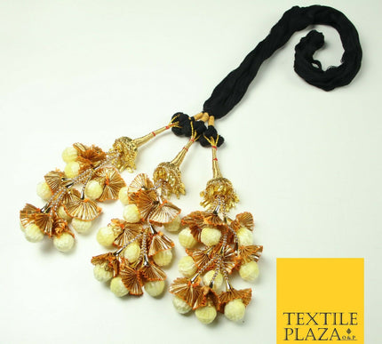 LEMON Dome Pom Pom Parandi Paranda Indian Tassels Mehndi Jago Hair Braid PR528