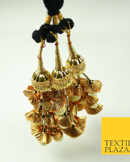 LEMON Dome Pom Pom Parandi Paranda Indian Tassels Mehndi Jago Hair Braid PR528