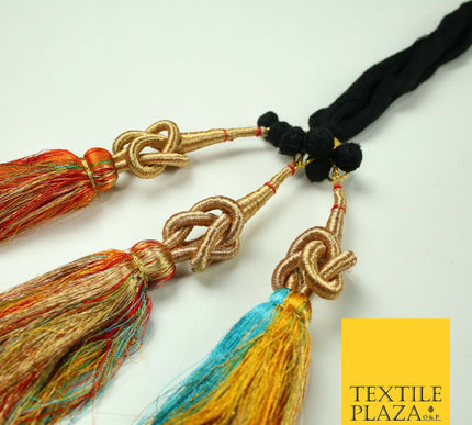 MULTICOLOUR Knot Parandi Paranda Indian Tassels Mehndi Jago Hair Braid PR507