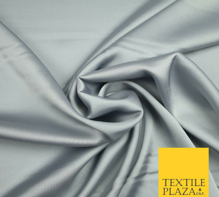OVER 50 COLOURS Fine Silky Smooth Liquid Sateen Satin Dress Fabric Drape Lining
