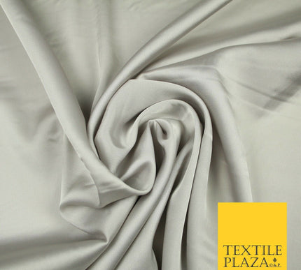 OVER 50 COLOURS Fine Silky Smooth Liquid Sateen Satin Dress Fabric Drape Lining