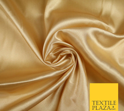Fine Plain Solid Smooth Shiny Lightweight Poly Satin Fabric Dress Lining 58"