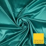 Fine Plain Solid Smooth Shiny Lightweight Poly Satin Fabric Dress Lining 58"