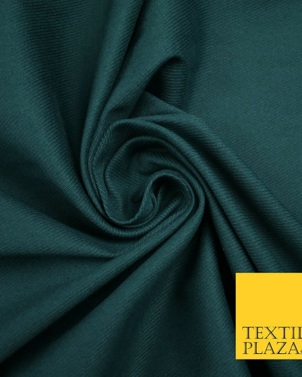 PREMIUM TEAL Stretch Cotton Drill Fabric Twill Upholstery Uniform Work 57" 7199