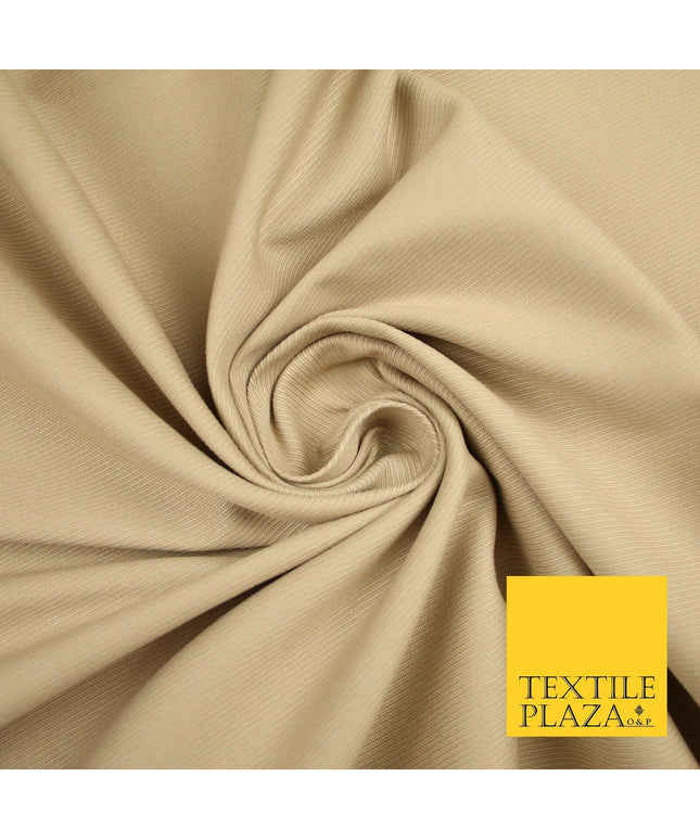PREMIUM BEIGE Stretch Cotton Drill Fabric Twill Upholstery Uniform Work 57" 7200
