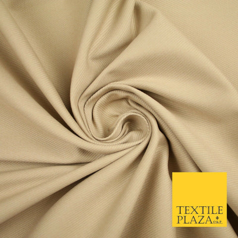 PREMIUM BEIGE Stretch Cotton Drill Fabric Twill Upholstery Uniform Work 57" 7200