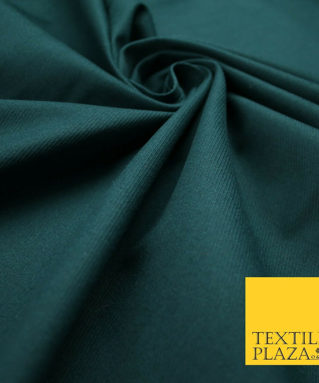 PREMIUM TEAL Stretch Cotton Drill Fabric Twill Upholstery Uniform Work 57" 7199