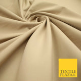 PREMIUM BEIGE Stretch Cotton Drill Fabric Twill Upholstery Uniform Work 57" 7200