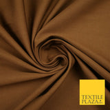 GINGER TAN Stretch Cotton Drill Fabric Twill Upholstery Uniform Work 57" 7198