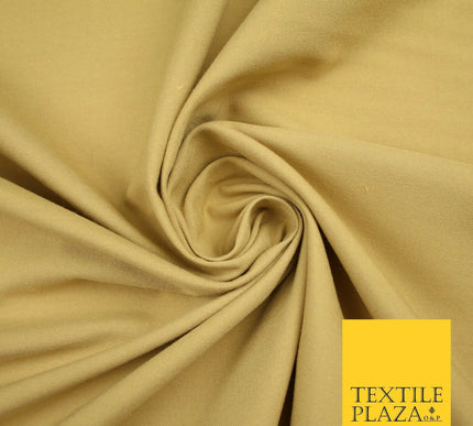 PANAMA CAMEL GOLD Cotton Fabric Cushion Backing Upholstery Uniform Work 58" 7201