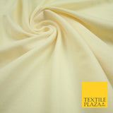 LEMON CREAM Brushed Plain Stretch Jersey Fabric Sweatshirt Dress 70" Wide 7205