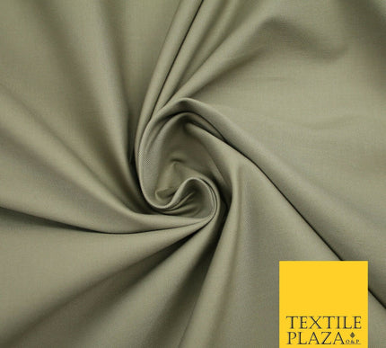 ELEPHANT GREY Cotton Fabric Cushion Backing Upholstery Uniform Work 58" 7202