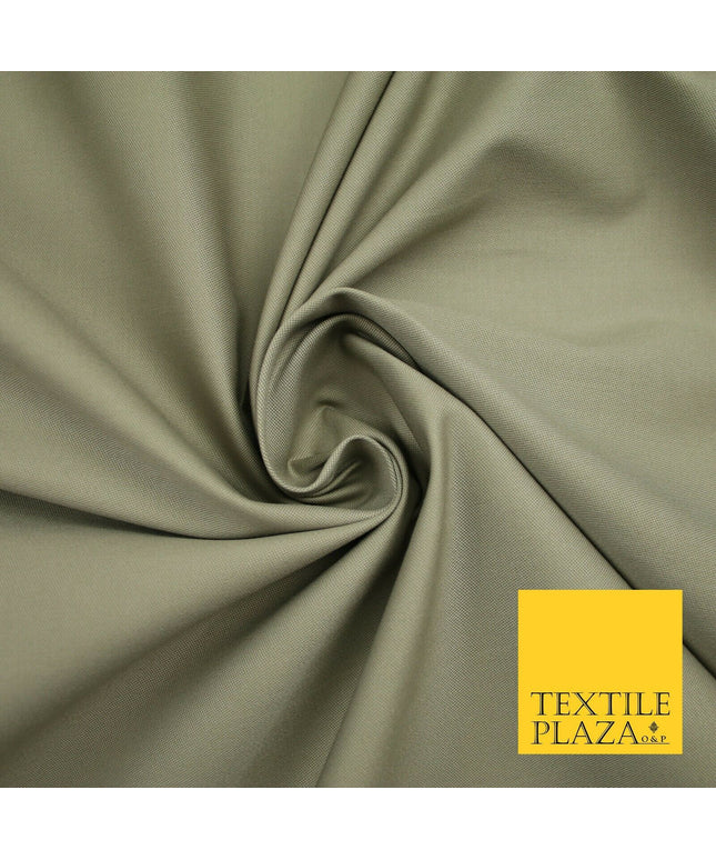 ELEPHANT GREY Cotton Fabric Cushion Backing Upholstery Uniform Work 58" 7202