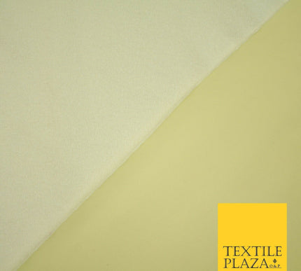 LEMON CREAM Brushed Plain Stretch Jersey Fabric Sweatshirt Dress 70" Wide 7205