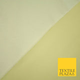 LEMON CREAM Brushed Plain Stretch Jersey Fabric Sweatshirt Dress 70" Wide 7205