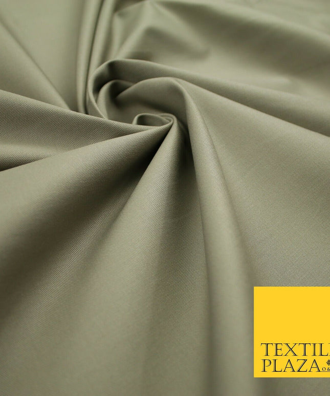 ELEPHANT GREY Cotton Fabric Cushion Backing Upholstery Uniform Work 58" 7202