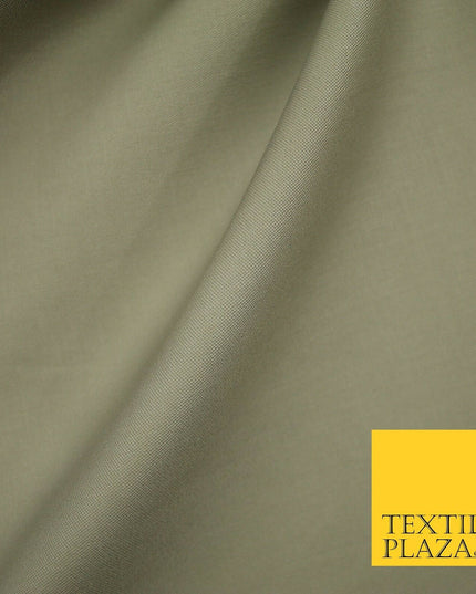 ELEPHANT GREY Cotton Fabric Cushion Backing Upholstery Uniform Work 58" 7202