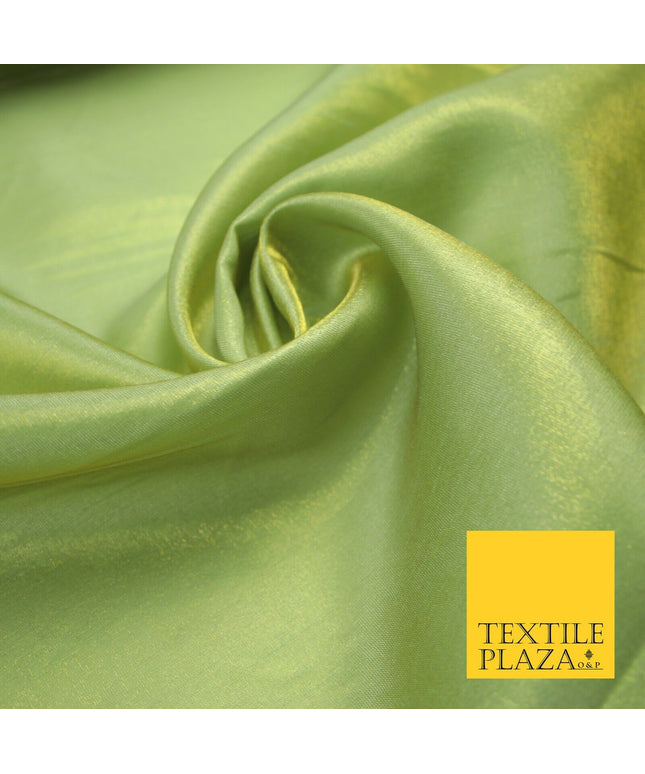 Mint Two Tone Shot Plain Satin Backed Dupion SHANTUNG Raw Silk Dress Fabric 7216