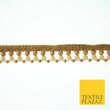 Gold & White Pearl Dual Layer Beaded Trim Border Ribbon Gota Lace 2cm Wide X555
