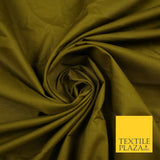 Plain Polycotton Fabric Dress Craft Lining Bunting Poly Cotton - OVER 30 COLOURS