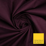 Plain Polycotton Fabric Dress Craft Lining Bunting Poly Cotton - OVER 30 COLOURS