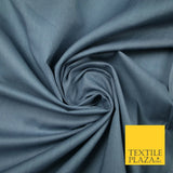 Plain Polycotton Fabric Dress Craft Lining Bunting Poly Cotton - OVER 30 COLOURS