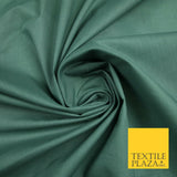 Plain Polycotton Fabric Dress Craft Lining Bunting Poly Cotton - OVER 30 COLOURS