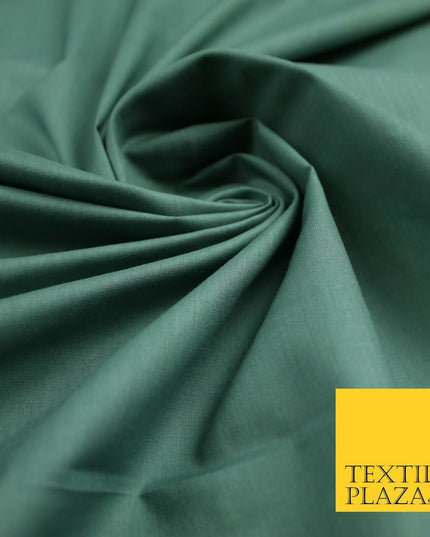 Plain Polycotton Fabric Dress Craft Lining Bunting Poly Cotton - OVER 30 COLOURS