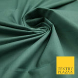 Plain Polycotton Fabric Dress Craft Lining Bunting Poly Cotton - OVER 30 COLOURS