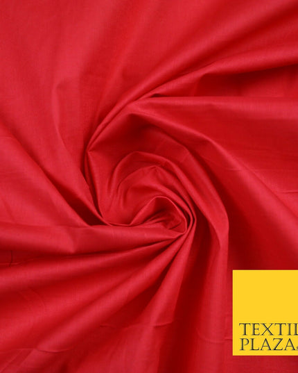 Plain Polycotton Fabric Dress Craft Lining Bunting Poly Cotton - OVER 30 COLOURS