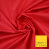Plain Polycotton Fabric Dress Craft Lining Bunting Poly Cotton - OVER 30 COLOURS