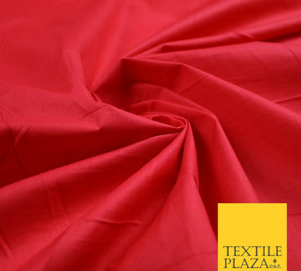 Plain Polycotton Fabric Dress Craft Lining Bunting Poly Cotton - OVER 30 COLOURS