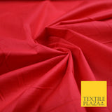 Plain Polycotton Fabric Dress Craft Lining Bunting Poly Cotton - OVER 30 COLOURS