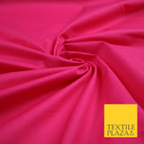 Plain Polycotton Fabric Dress Craft Lining Bunting Poly Cotton - OVER 30 COLOURS