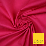 Plain Polycotton Fabric Dress Craft Lining Bunting Poly Cotton - OVER 30 COLOURS