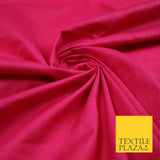 Plain Polycotton Fabric Dress Craft Lining Bunting Poly Cotton - OVER 30 COLOURS